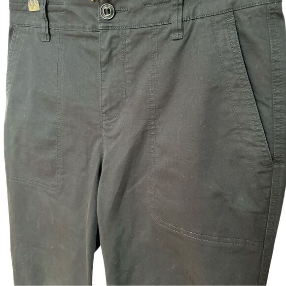 Vince Navy Military Cropped Trouser Pants Women's Size 10 High Rise Straight Leg - Picture 4 of 9
